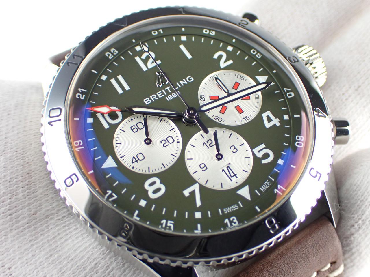 ブライトリング スーパーアヴィ B04 クロノ GMT カーチス ウォーホーク AB04452A1L1X1(AB0445) 新品仕上げ済【中古】