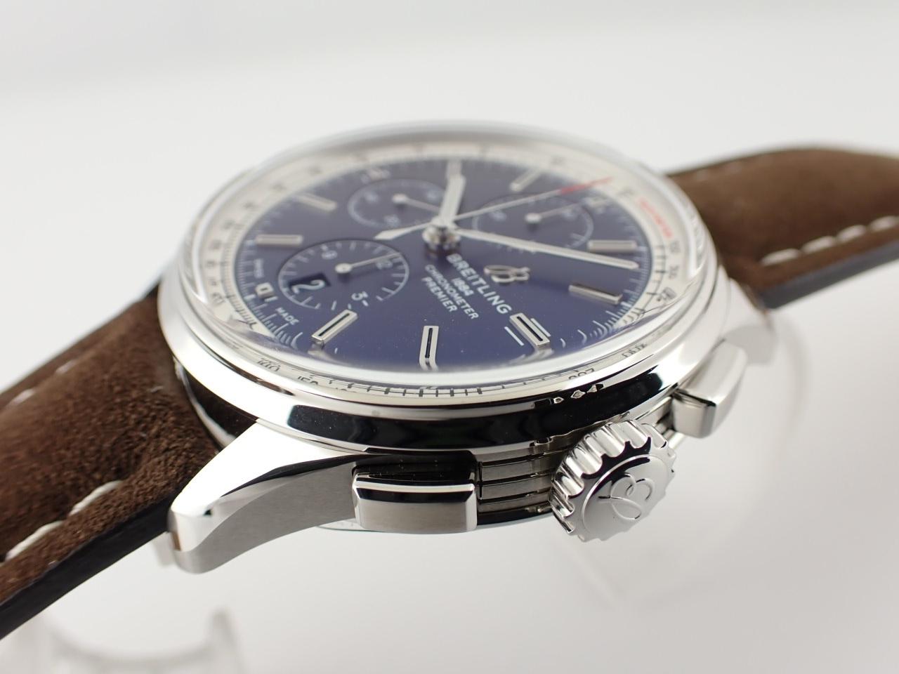 ブライトリング プレミエ クロノグラフ 42 ブルー文字盤 A13315351C1X1(A13315) 未使用【中古】