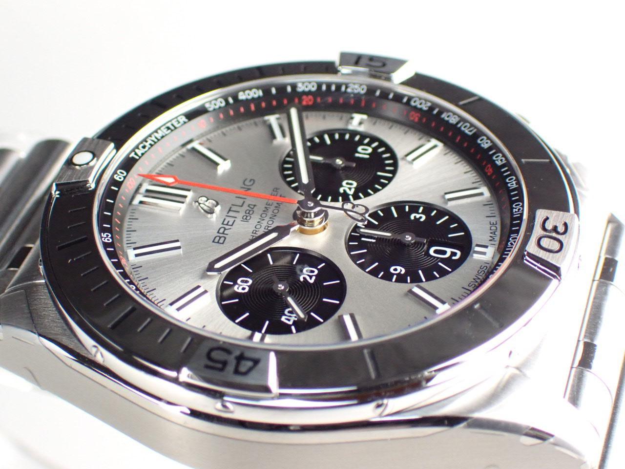 ブライトリング クロノマット B01 42mm シルバー文字盤 AB0134101G1A1(AB0134) queri-10005151 クエリ 楽天市場店 サンプル画像2