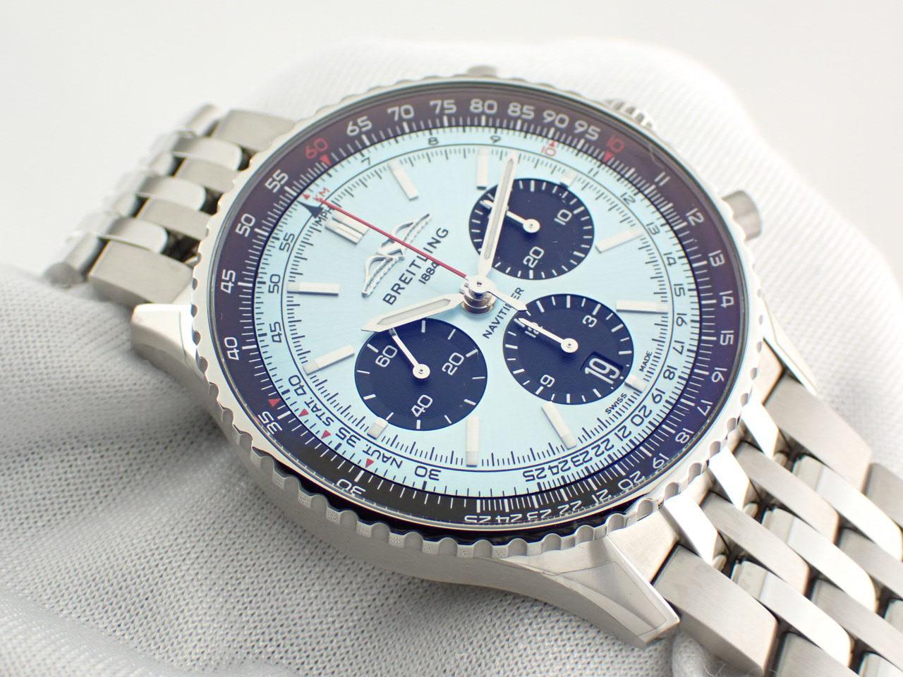 ブライトリングナビタイマー B01 クロノグラフ 43 アイスブルーAB0138241C1A1(AB0138)新品