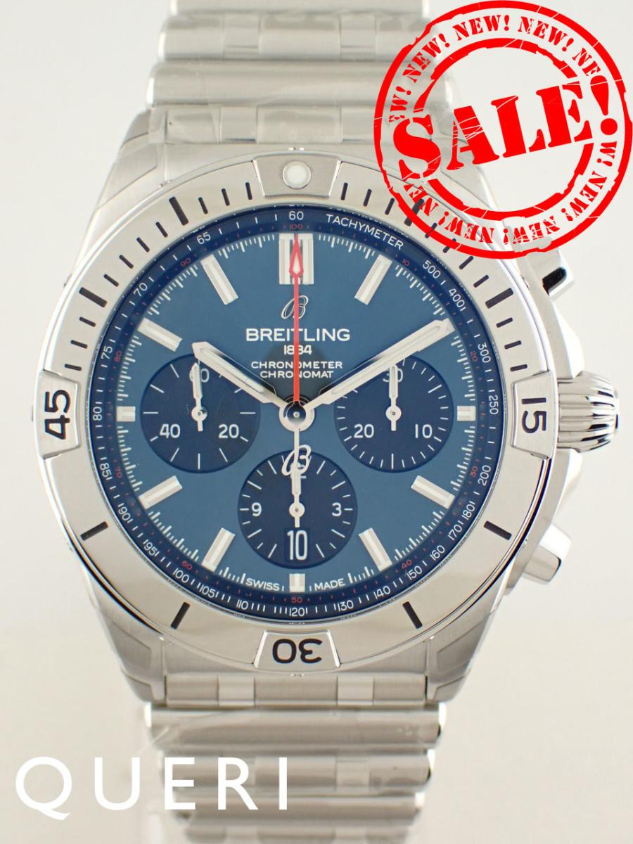 ブライトリング クロノマット B01 クロノグラフ 42 ブルー AB...(2.0)