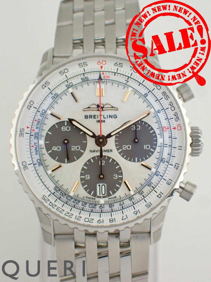 Navi Timer - ブライトリング ナビタイマー B01 41 クロノグラフ ジャパンエディション AB0139211A1A1(AB0139) 新品