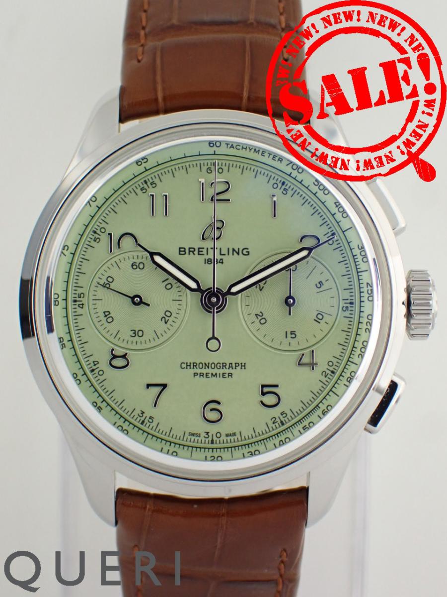 FRANCK MULLER - ブライトリング プレミエ B01 クロノグラフ ピスタチオグリーン AB0930D31L1P1(AB0930)新品仕上げ済【中古】