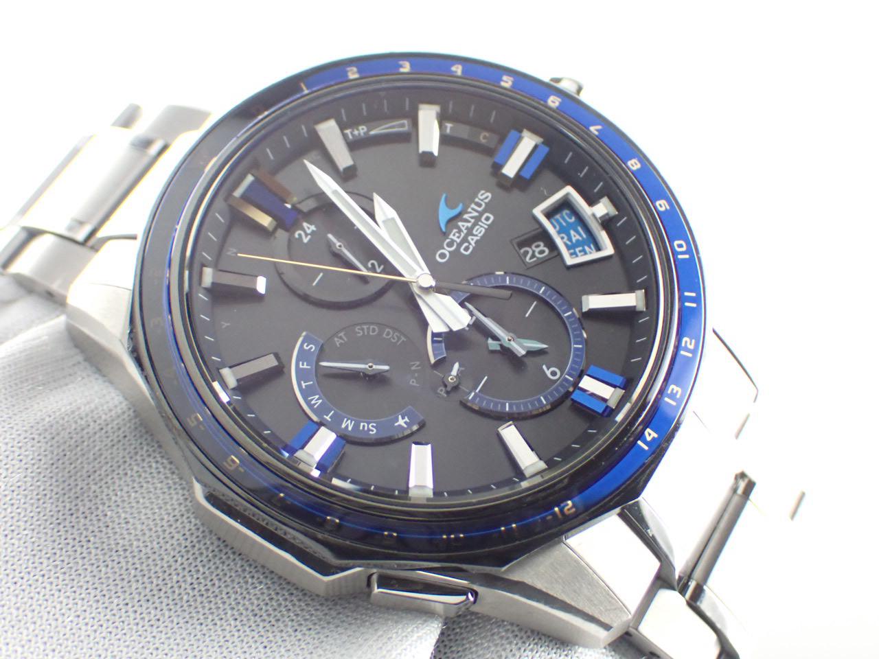 カシオ オシアナス Bluetooth搭載モデル チタン 訳有特価 OCW-G2000G-1AJF 中古【中古】