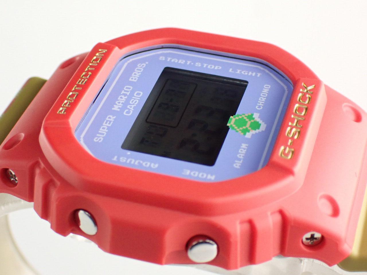 カシオ Gショック 5600シリーズ スーパーマリオブラザーズ コラボレーションモデル DW-5600SMB-4JR 未使用【中古】