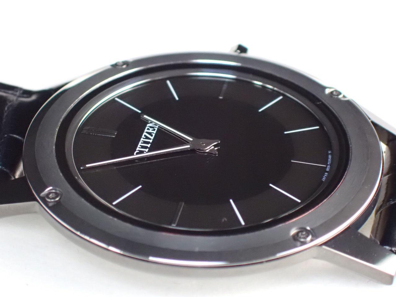 シチズン エコドライブワン ブラック文字盤 レザーベルト AR5024-01E(8826-T023436)新品