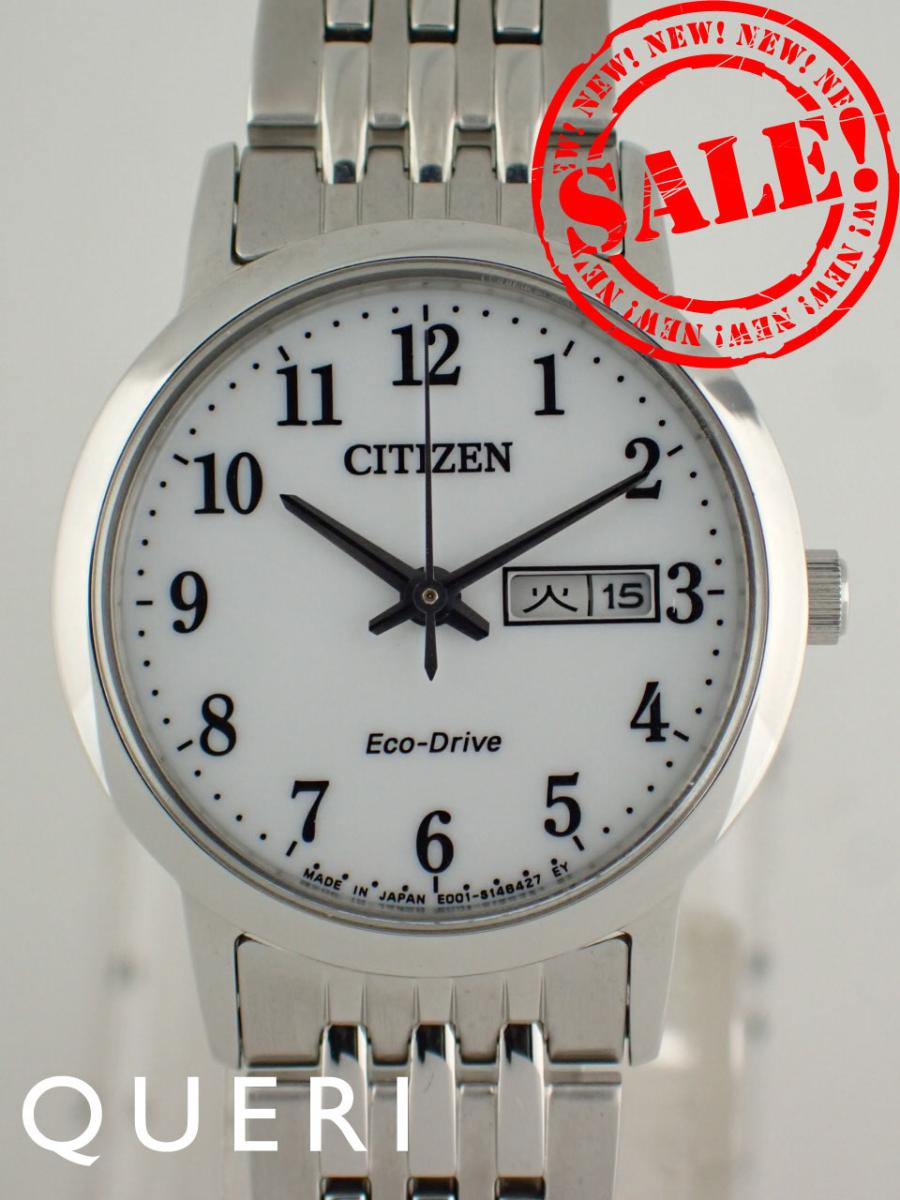 シチズン エコドライブ デイデイト シルバー文字盤 レディース EW3250-53A(E001-S107288) 新品...