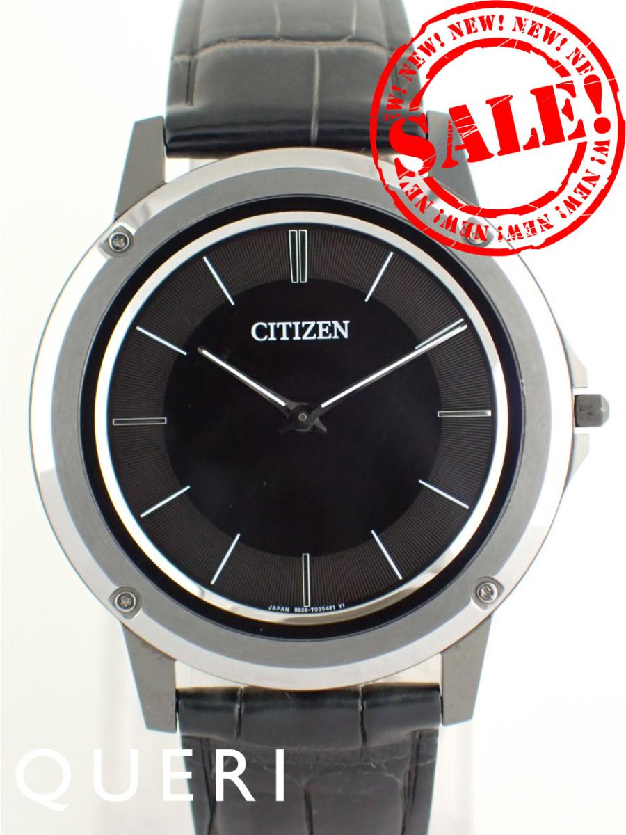 Rakuten - シチズン エコ・ドライブワン ブラック メンズ AR5024-01E(8826-T023436)中古美品【中古】