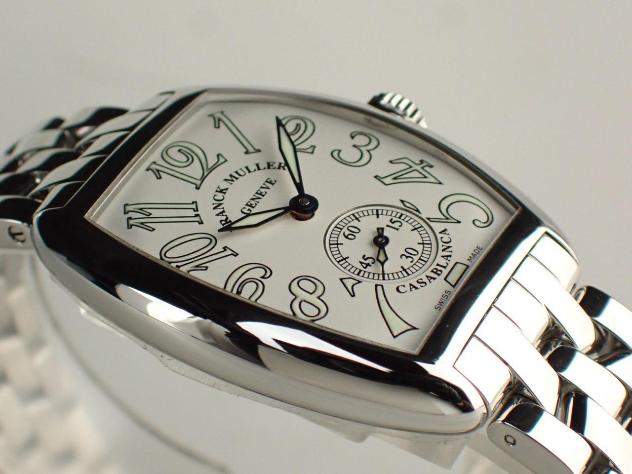 フランクミュラー トノーカーベックス カサブランカ 手巻き ホワイト文字盤 7500S6 新品仕上げ済【中古】