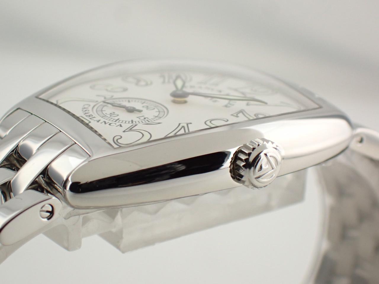 フランクミュラー トノーカーベックス カサブランカ 手巻き ホワイト文字盤 7500S6 新品仕上げ済【中古】