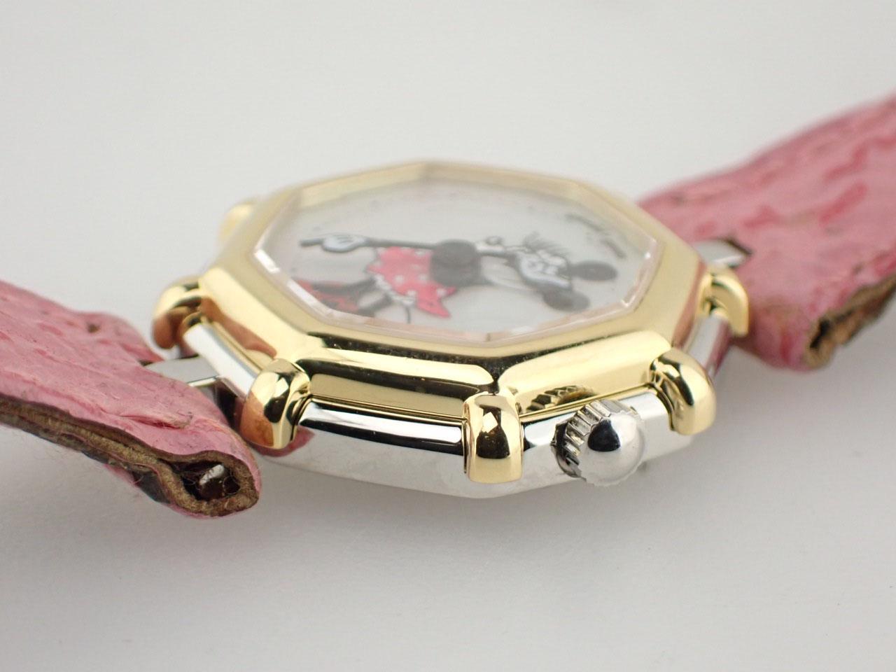 ジェラルド・ジェンタ レトロファンタジー ミニーマウス クォーツ 八角ダイヤル G2899.7 新品仕上げ済【中古】