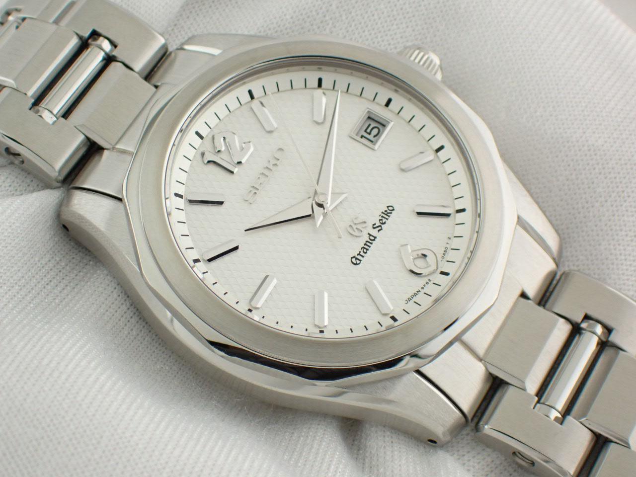 グランドセイコー 生産終了 9Fクォーツ ホワイト文字盤 メンズSBGX033(9F62-0A60)新品仕上げ済【中古】