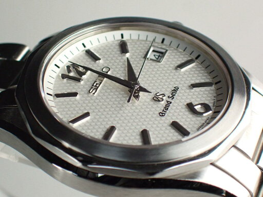 グランドセイコー 9Fクオーツ デイト ホワイト文字盤 12角ベゼル SBGX033(9F62-0A60) 新品仕上げ済【中古】