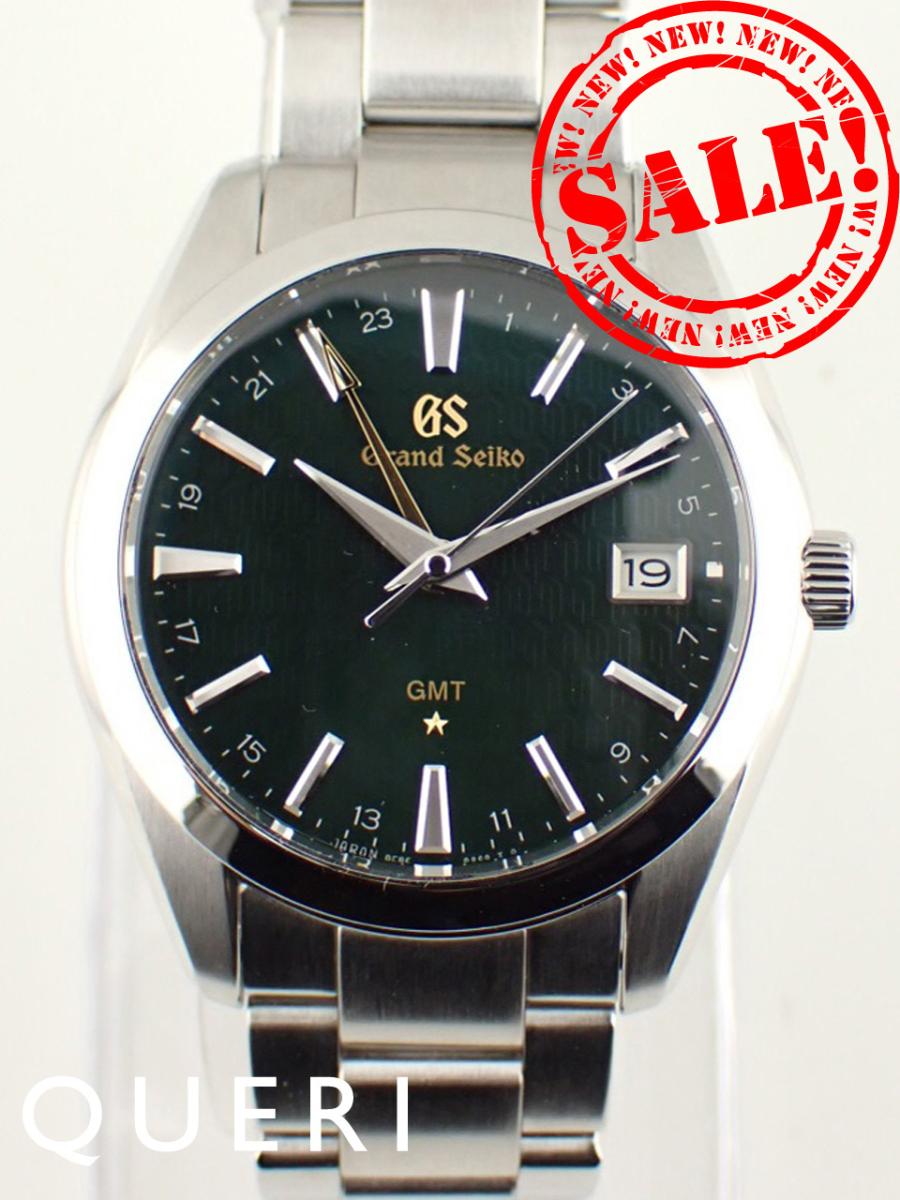 Rakuten - グランドセイコ― キャリバー9F25周年記念 GMT 数量限定 グリーン文字盤 SBGN007(9F86-0AC0) 【中古】仕上げ済【中古】