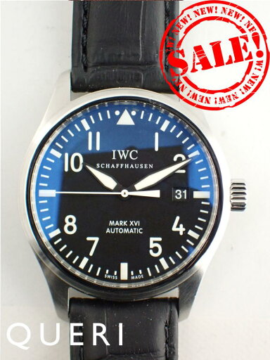 IWC パイロットウォッチ マーク16 ブラック文字盤 IW325501 新品仕上げ済【中古】 IWC パイロットウォッチ マーク16 ブラック文字盤 IW325501 新品仕上げ済【中古】