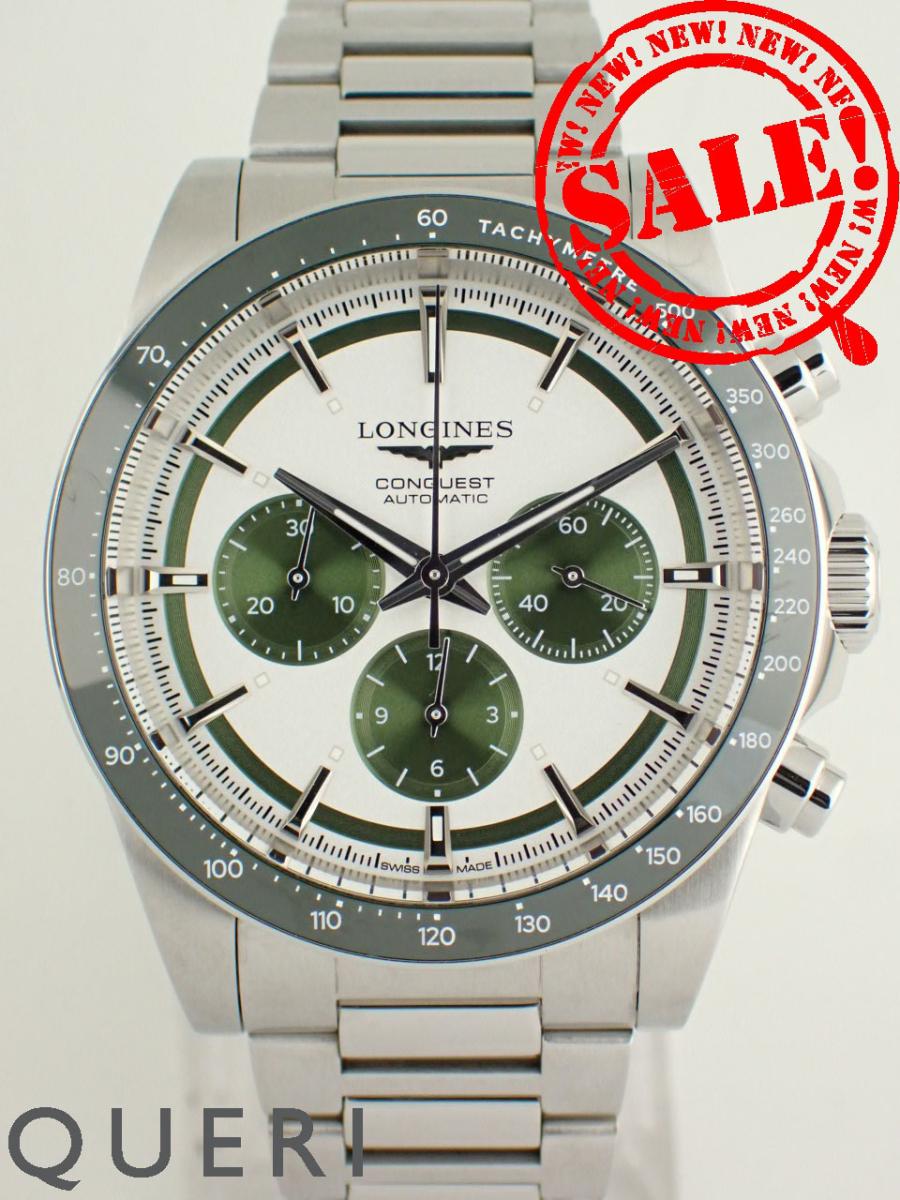 ロンジン コンクエスト クロノグラフ L3.835.4.02.6新品仕上げ済【中古】