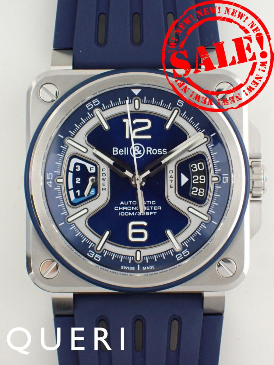 ベル＆ロス BR-X3 ブルースチール 41mm ラバーストラップ BRX3R-BLU-ST/SRB 新品