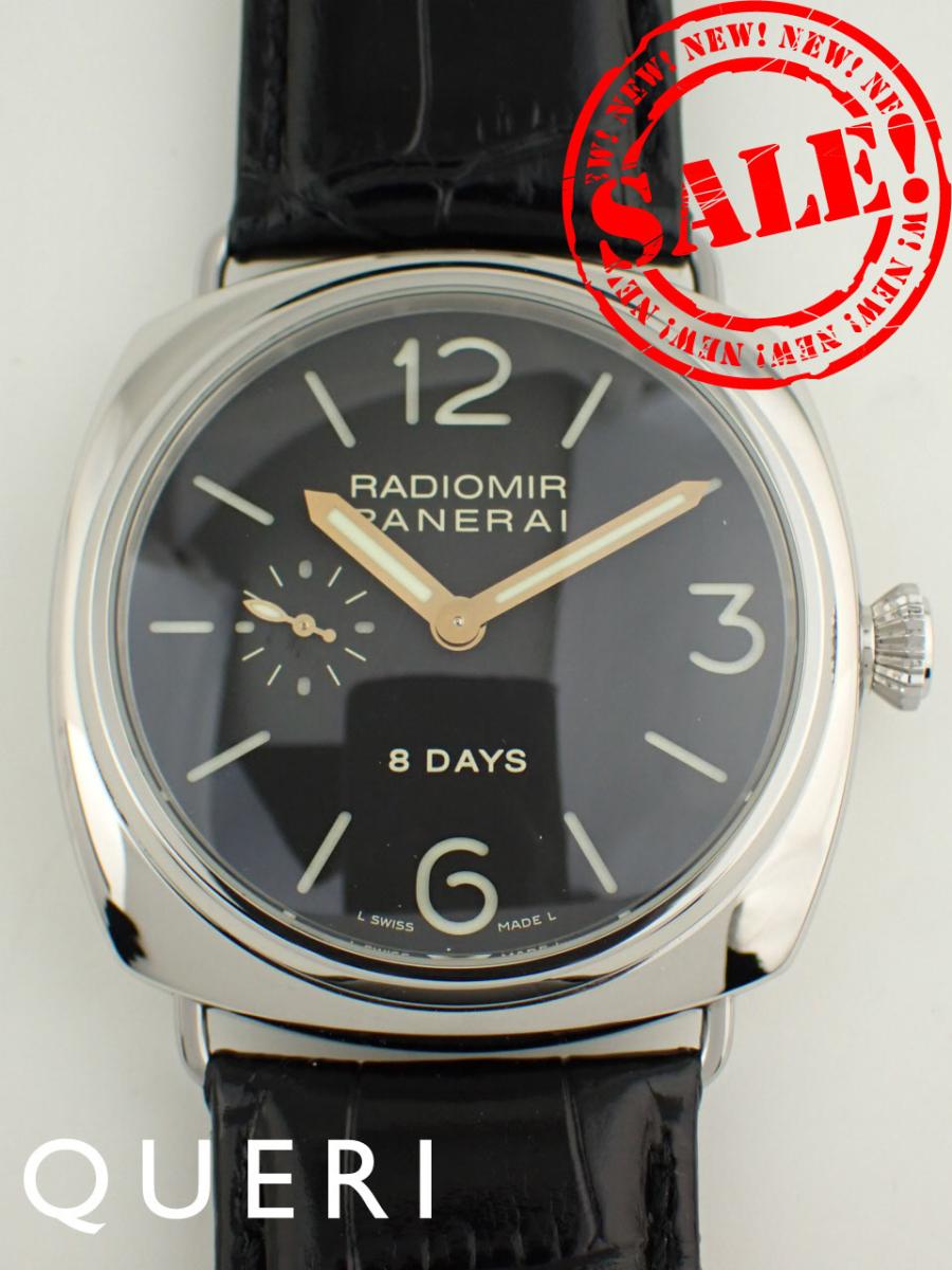 パネライ ラジオミール 8デイズ I番 ブラック文字盤 PAM00190 新品仕上げ済【中古】