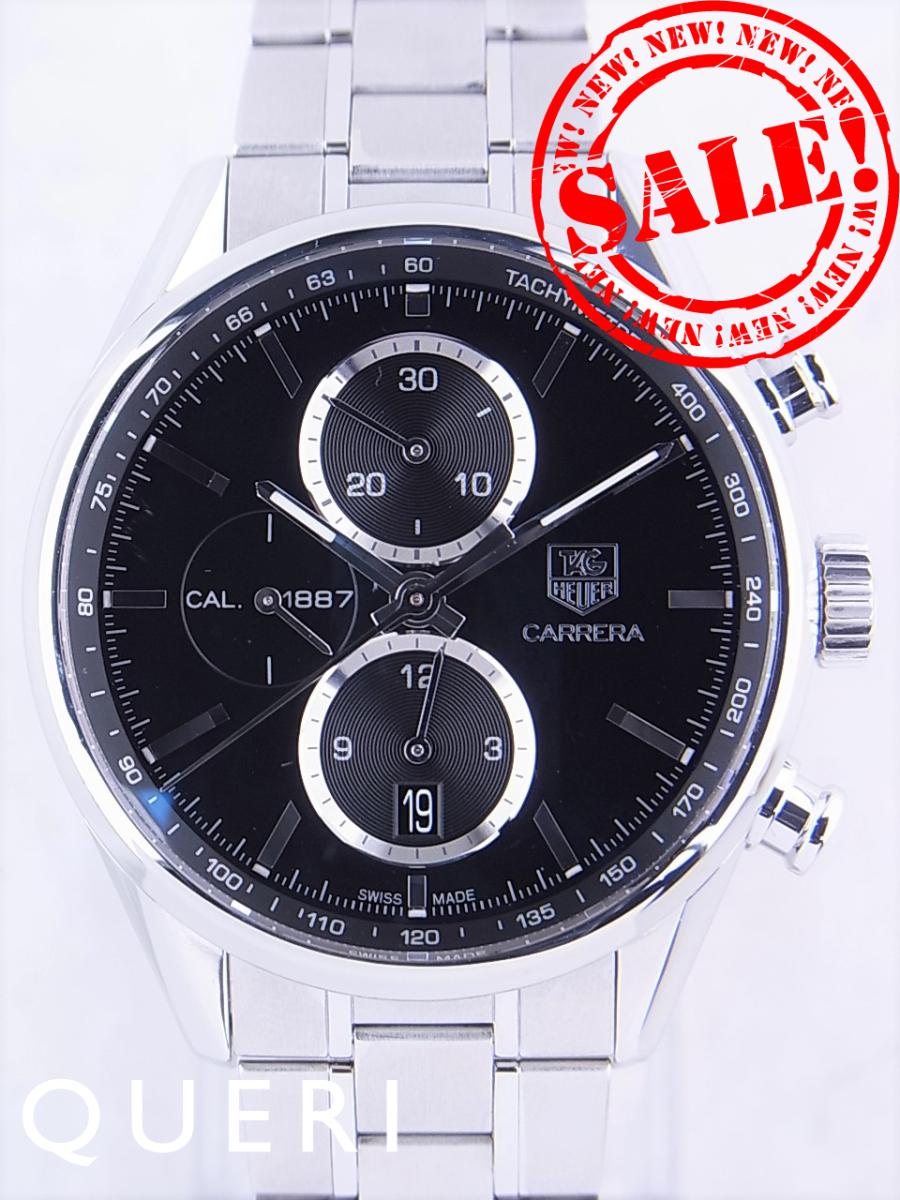 タグホイヤーカレラクロノキャリバー1887黒文字盤CAR2110.BA0720新品仕上げ済【中古】