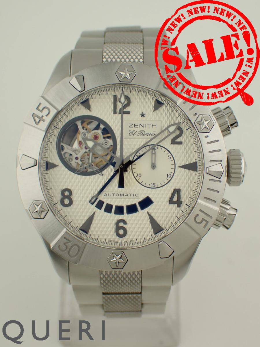 ゼニス デファイ エル・プリメロ クラシック オープン シルバー メンズ 03.0526.4021/ ...