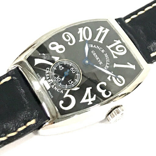 フランクミュラー カサブランカ 7500 S6 手巻き 機械式 腕時計 スモセコ ボーイズ 稼働品  ...