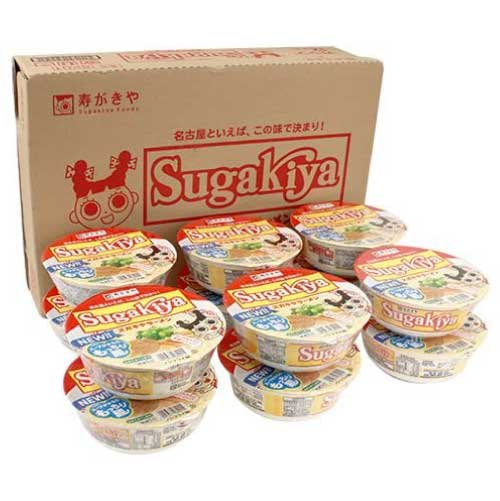 送料無料 寿がきや SUGAKIYAラーメン カップ100g ×2箱【24個】（スガキヤラーメン カップラーメン 和風とんこつ）