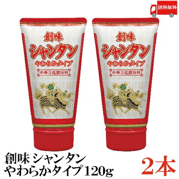 送料無料 創味 シャンタンやわらかタイプ 120g×2本 （チューブタイプ）