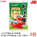 送料無料 ニチノウ食品 おつまみ畑 甘うまトマトの素 42g (14g×3袋入) ×5袋