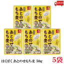 送料無料 もち麦 はくばく あとのせもち麦 50g ×5袋