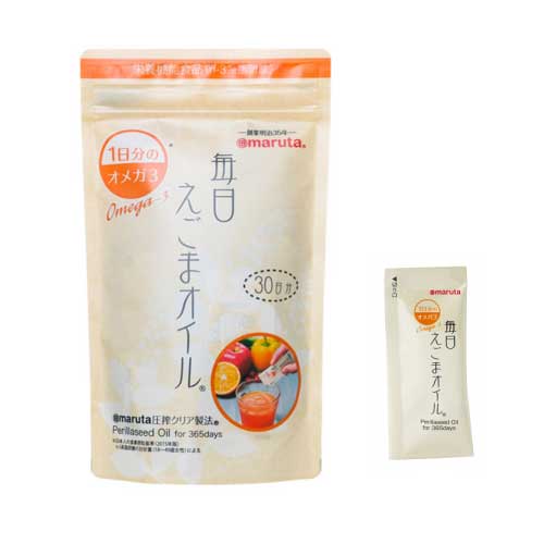 送料無料 太田油脂 マルタ 毎日えごまオイル 90g (3g×30袋)×6袋【エゴマオイル 栄養機能食品 n-3系脂肪酸 オメガ3脂肪酸 α-リノレン酸】 2