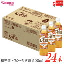 送料無料 和光堂 ベビーのじかん むぎ茶 500ml ×24本【wakodo ベビーの時間 ベビー 麦茶 ペットボトル 赤ちゃん】