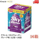送料無料 クラシエ スカイウォーター グレープ味 (1L用×10袋)×16箱【Sky water 鉄分補給 スポーツドリンクパウダー】