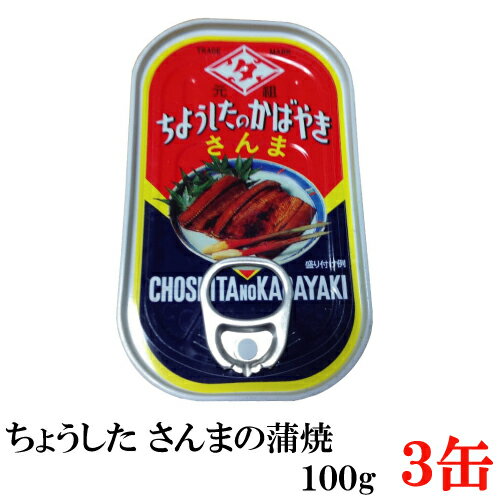 ちょうした さんま蒲焼 EO 100g×3缶 ポイント消化 缶詰 缶詰め かんづめ カンヅメ 田原缶詰