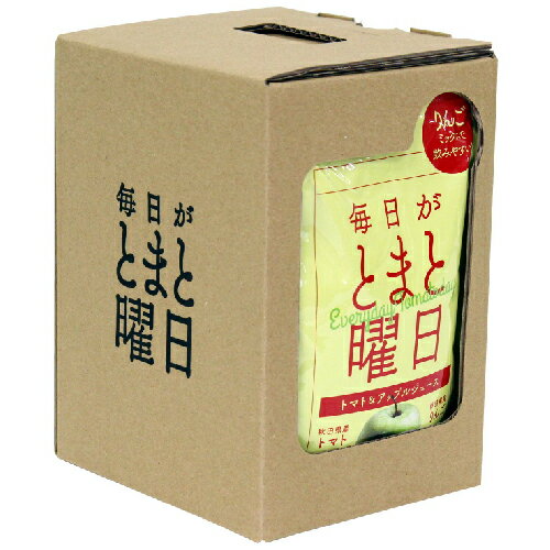 送料無料 毎日がとまと曜日 トマト＆アップルジュース 150g×14個　（100％ 無添加 秋田県産 ダイセン創農 りんごジュース）