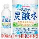 伊賀の天然水 炭酸水 500mlペット 1箱【24本】【サンガリア SANGARIA プレーン】