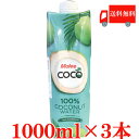 送料無料 マリー 100 ココナッツウォーター 1000ml×3本【Malee COCO Coconut Water】