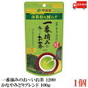 送料無料 機能性表示食品 伊藤園 一番摘みのお~いお茶 かなやみどりブレンド 100g×1個