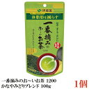 機能性表示食品 伊藤園 一番摘みのお~いお茶 かなやみどりブレンド 100g×1個