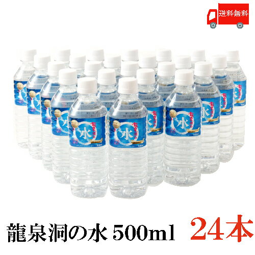 送料無料 龍泉洞の水 ペット 500ml ×1箱【24本】　