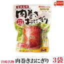 送料無料 日向屋 肉巻きおにぎり SP 120g×3個 【宮崎名物 常温保存 国産】