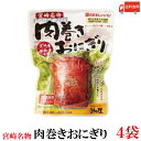 送料無料 日向屋 肉巻きおにぎり SP 120g×4個 【宮崎名物 常温保存 国産】
