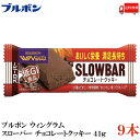 送料無料 ブルボン スローバー チョコレートクッキー 41g ×9本【New】
