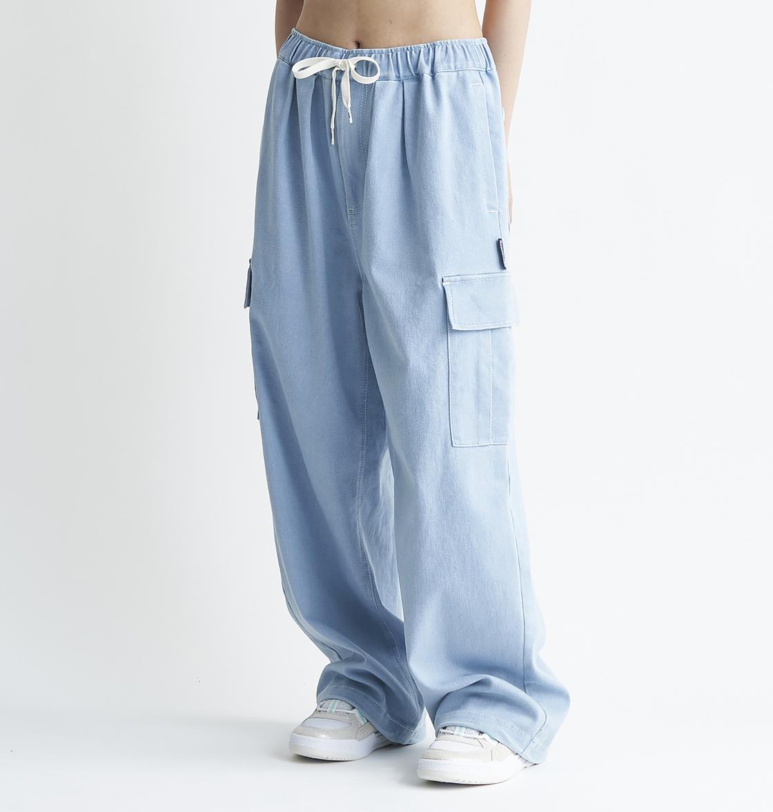 ディーシーシューズ DC SHOES 　24 WS SUPER WIDE BUGGY CARGO PANT ウィメンズ カーゴパンツ Womens Pants -Pants 【LPT241302 LBL】のサムネイル