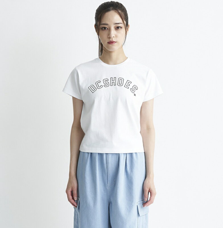 fB[V[V[Y DC SHOES @24 WS ARCH SS EBY TVc Womens T-shirts yLST241309 WHTz