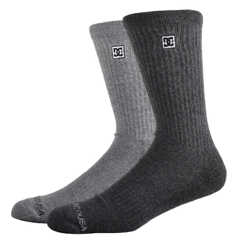 ディーシーシューズ DC SHOES 　【DC ディーシー】SHOE CO CREW 2PK Mens Socks 【DSO224235 SJSH】