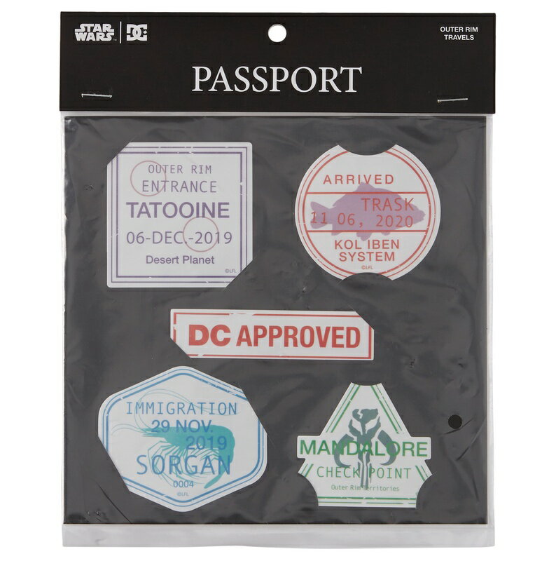 ディーシーシューズ DC SHOES 　SW PASSPORT STICKER PACK Mens Skateboard 【DOA232323 AST】