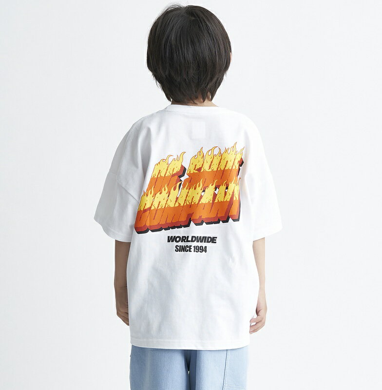 ディーシーシューズ DC SHOES 24 KD BURNER SS キッズ Tシャツ Kids T-shirts 【YST241518 WHT】