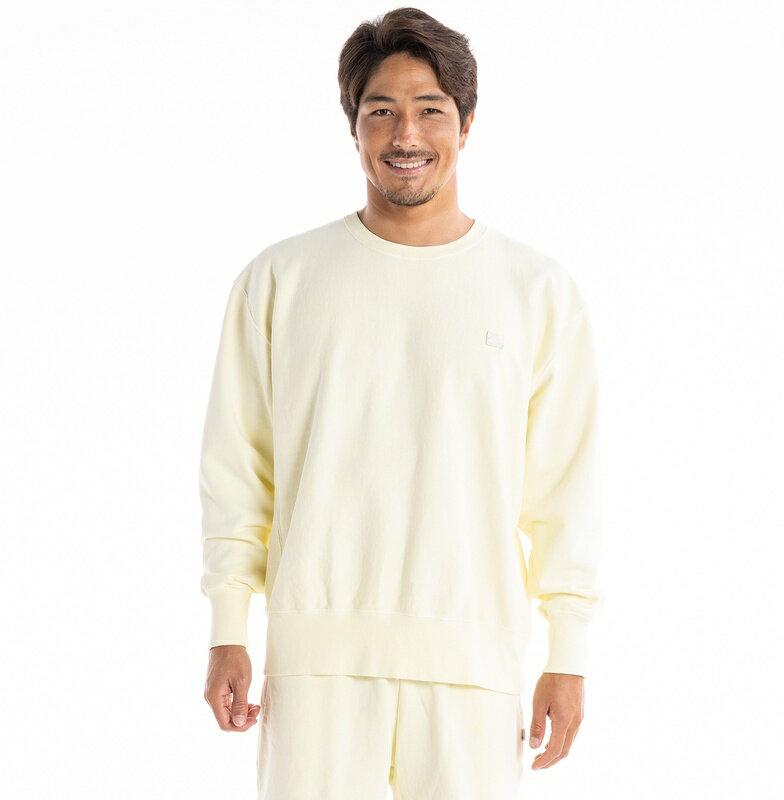 AEgbgi Quiksilver NCbNVo[ HOLLOW WASH FLEECE@CREW g[i[@vI[o[ N[ vI[o[ XEFbg