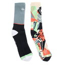 【お買い物マラソン期間はP10倍!】アウトレット価格 Quiksilver クイックシルバー QUIKSILVER 2PK CREW メンズ ソックス 下着