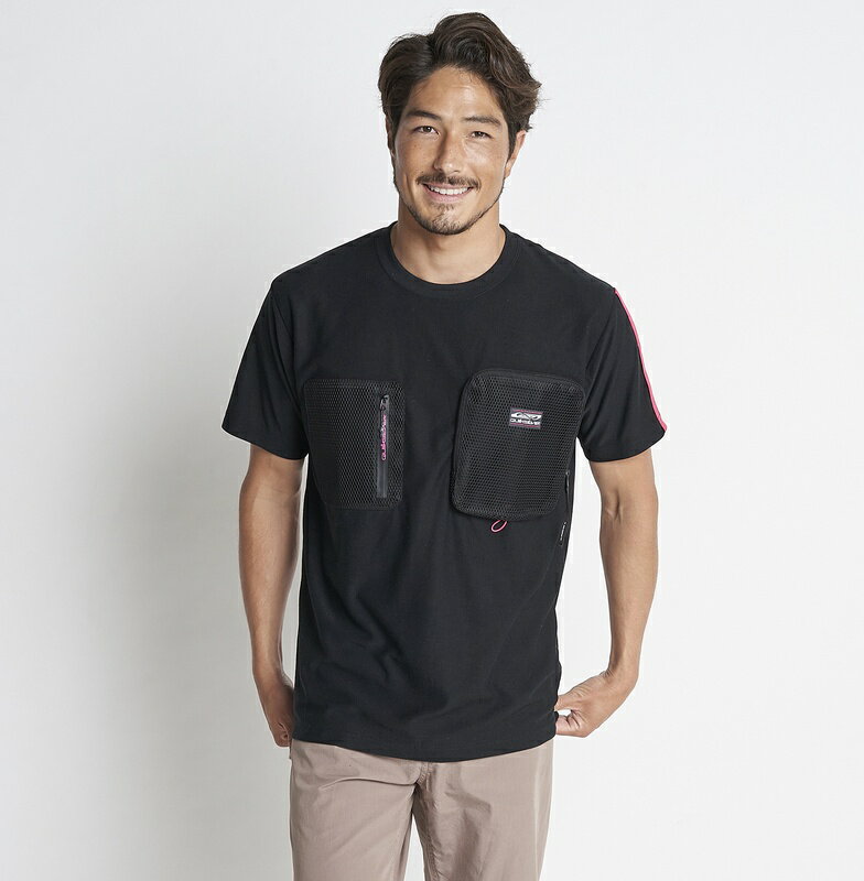 セール SALE Quiksilver クイックシルバー M&W MULTI POCKETS SS プルオーバー ラッシュガード